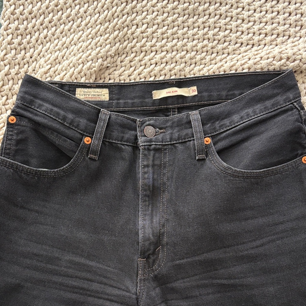 Levi's Women's Black Boyfriend Jeans